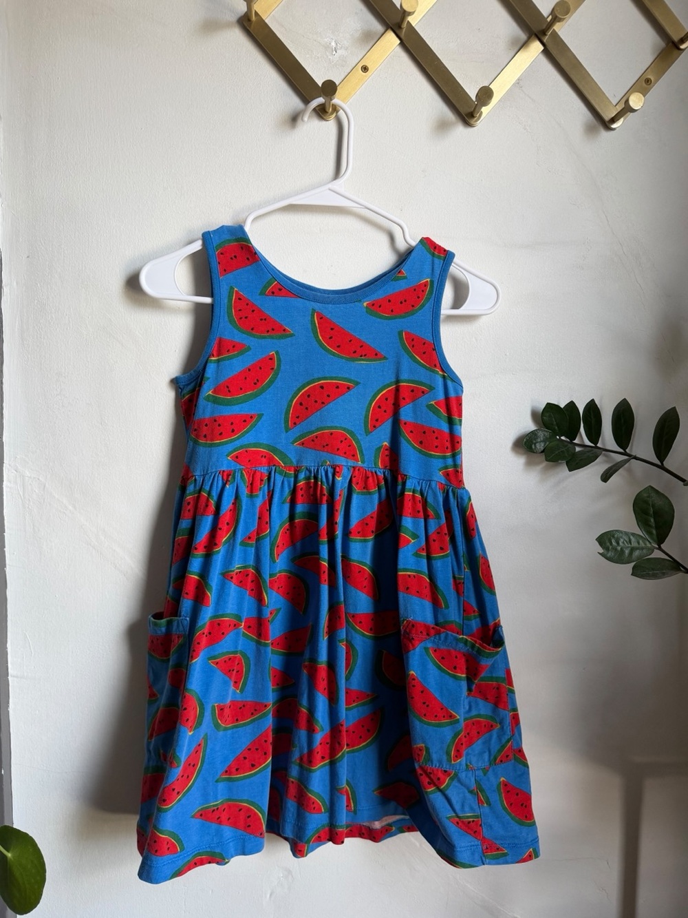 Hanna Andersson Sleeveless Print Pocket Dress
